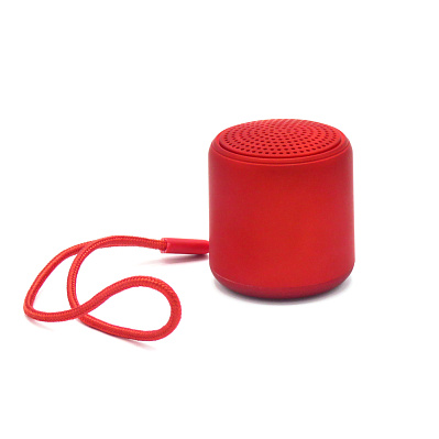 Беспроводная Bluetooth колонка Music TWS софт-тач, красная (Красный)
