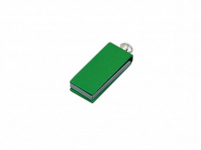 USB 2.0- флешка мини на 64 Гб с мини чипом в цветном корпусе (Зеленый)