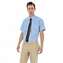Рубашка мужская с коротким рукавом Oxford SSL/men, голубой - Фото 1