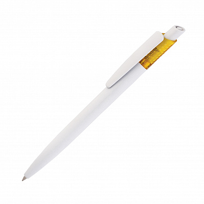 Ручка шариковая "Dallas"  (Белый с желтым)