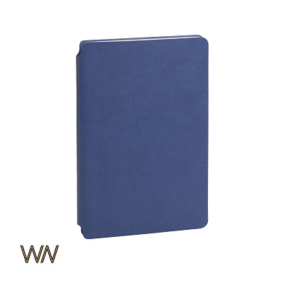 Ежедневник недатированный "Альба", формат А5, гибкая обложка  (Синий)