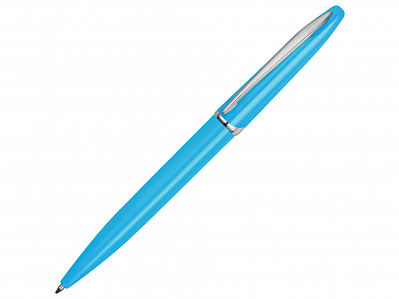 Ручка пластиковая шариковая Империал (Голубой глянцевый/серебристый)