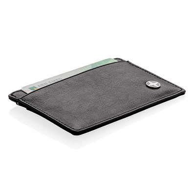 Бумажник Swiss Peak с защитой от сканирования RFID (Черный;)