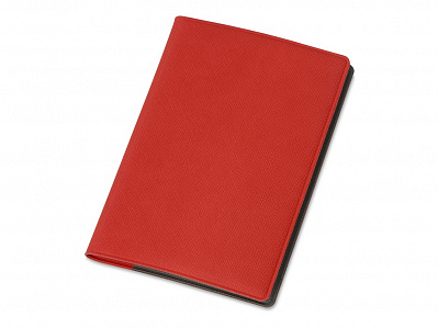 Обложка для паспорта с RFID защитой отделений для пластиковых карт Favor (Красный/серый)
