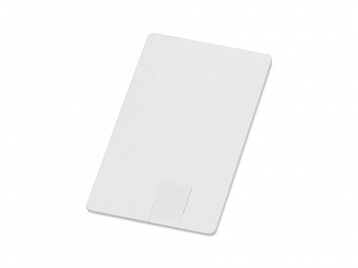 USB 2.0-флешка на 16 Гб Card в виде пластиковой карты  (Белый)