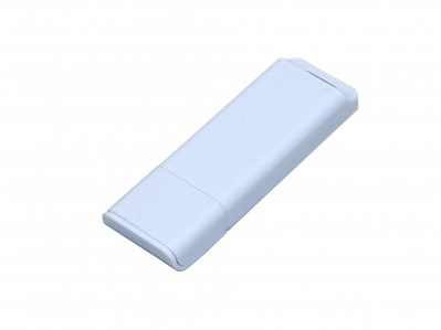 USB 2.0- флешка на 4 Гб с оригинальным двухцветным корпусом (Белый)