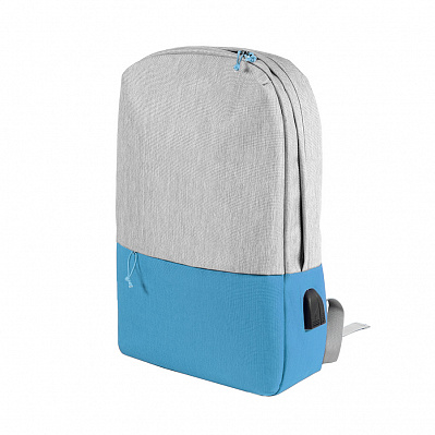 Рюкзак BEAM LIGHT (Светло-серый, голубой)