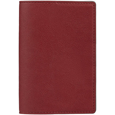 Обложка для паспорта Petrus, красная (Красный)