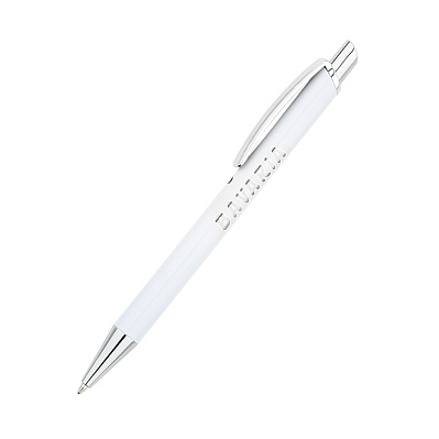 Ручка металлическая Bright, серебряная (Серебристый)