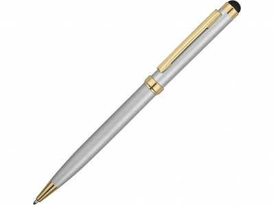Ручка-стилус шариковая Голд Сойер (Серебристый/золотистый/черный)