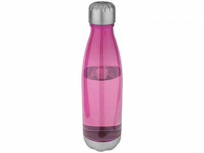Бутылка спортивная Aqua (Неоново-розовый прозрачный/серый)