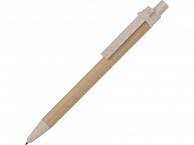 Ручка картонная шариковая Эко 3.0 (Светло-коричневый/бежевый)