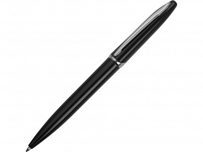 Ручка пластиковая шариковая Империал (Черный глянцевый/серебристый)