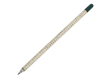 Растущий карандаш с семенами базилика (Бело-серый/зеленый)