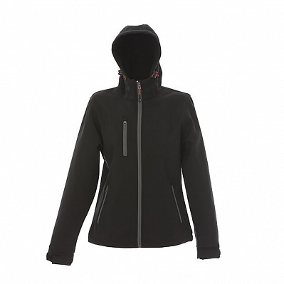 Куртка Innsbruck Lady _S, 96% полиэстер, 4% эластан, плотность 280 г/м2 (Черный)