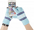 Сенсорные перчатки Snowflake, голубые - Фото 2