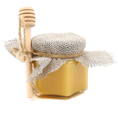 Мед натуральный цветочный с ложкой для меда 140 г
