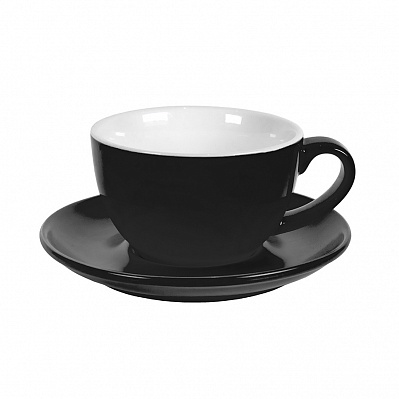 Чайная/кофейная пара CAPPUCCINO (Черный)