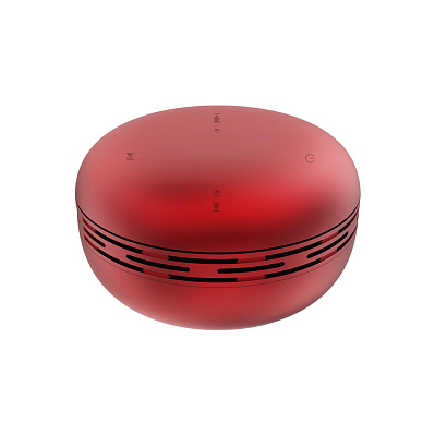 Беспроводная Bluetooth колонка Burger Inpods TWS софт-тач, красная (Красный)