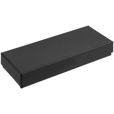 Коробка Notes с ложементом для ручки и флешки, черная (Черный)
