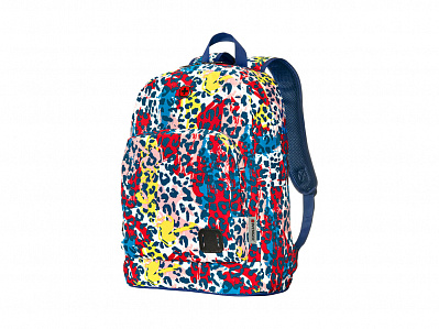 Рюкзак Crango с принтом с отделением для ноутбука 16 (Разноцветный с леопардовым принтом)