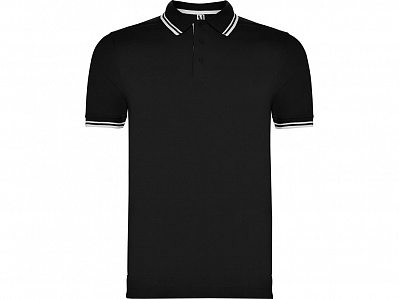 Рубашка поло Montreal мужская (Черный/белый)