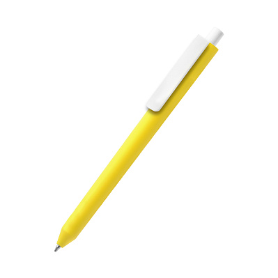 Ручка пластиковая Koln, желтая (Желтый)