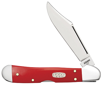 Нож перочинный ZIPPO Red Synthetic Smooth Mini Copperlock 92 мм красный