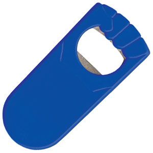 Открывалка  "Кулачок", пластик, цвет - синий (Синий)