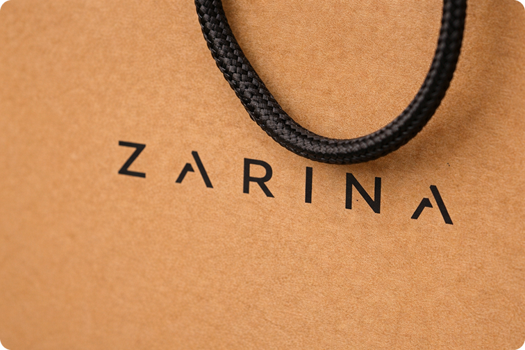 Крафтовый пакет ZARINA