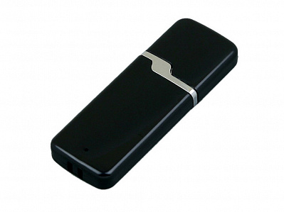 USB 2.0- флешка на 16 Гб с оригинальным колпачком (Черный)