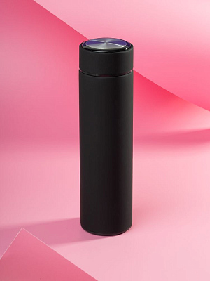 Термос с ситечком Percola, черный