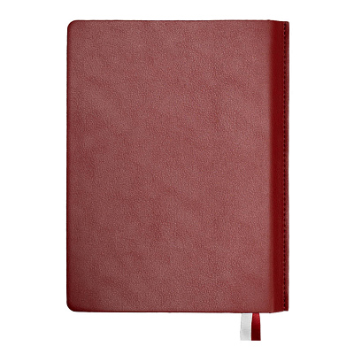 Ежедневник недатированный MAVE, бордовый, А5, блок в линейку