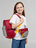 Поясная сумка детская Kiddo, бордовая с серым - Фото 7