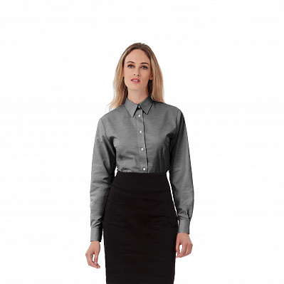Рубашка женская с длинным рукавом Oxford LSL/women  (Серый)