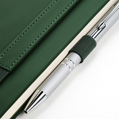 Ежедневник Альфа (Alpha) недатированный, зеленый/оливковый