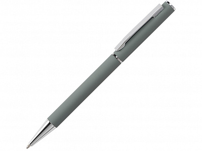 Ручка металлическая шариковая Mercer soft-touch  (Серый/серебристый)