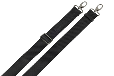 Сумка дорожная BUGATTI Elsa, чёрная, воловья кожа/полиэстер, 47х22х24/30 см