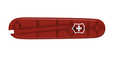 Передняя накладка для ножей VICTORINOX 84 мм пластиковая полупрозрачная красная