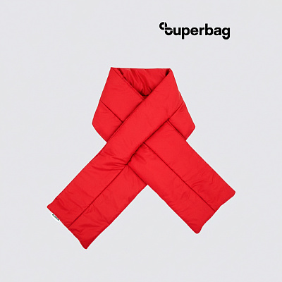 Шарф Bubble, стёганый (красный) (Красный)