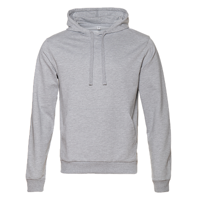 Худи унисекс STAN футер без начёса 260, 23 (Серый меланж)