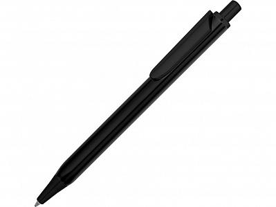 Ручка металлическая шариковая трехгранная Riddle (Черный)