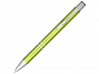 Ручка металлическая шариковая Moneta с анодированным покрытием (Лайм)