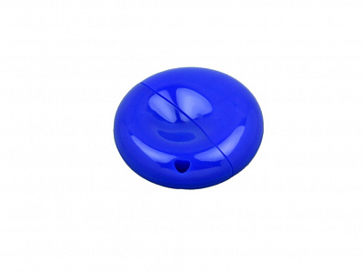 USB 2.0- флешка промо на 32 Гб круглой формы (Синий)