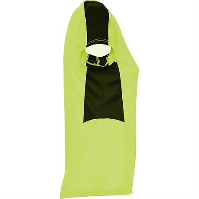 Спортивная футболка SUZUKA женская, ЛАЙМ ЯРКИЙ/ЧЕРНЫЙ 2XL