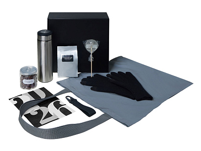 Подарочный набор Re:Breathe с перчатками, термосом и чаем