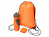 Рюкзак- оранжевый, бутылка- оранжевый/серый, напульсник- оранжевый
