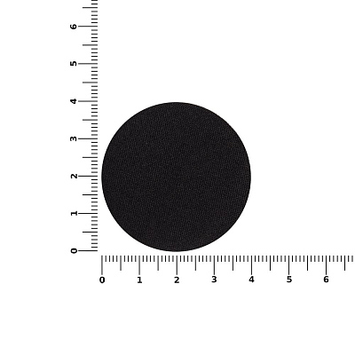 Наклейка тканевая Lunga Round, M, черная