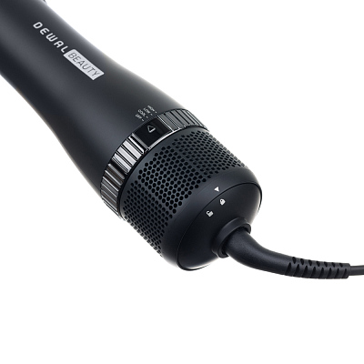 Фен-щетка DEWAL BEAUTY Classic, черная, 1000Вт, 1 насадка