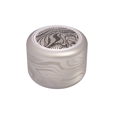 Беспроводная колонка Passion 80dB 600 mAh (Bluetooth 5.4), серебряная